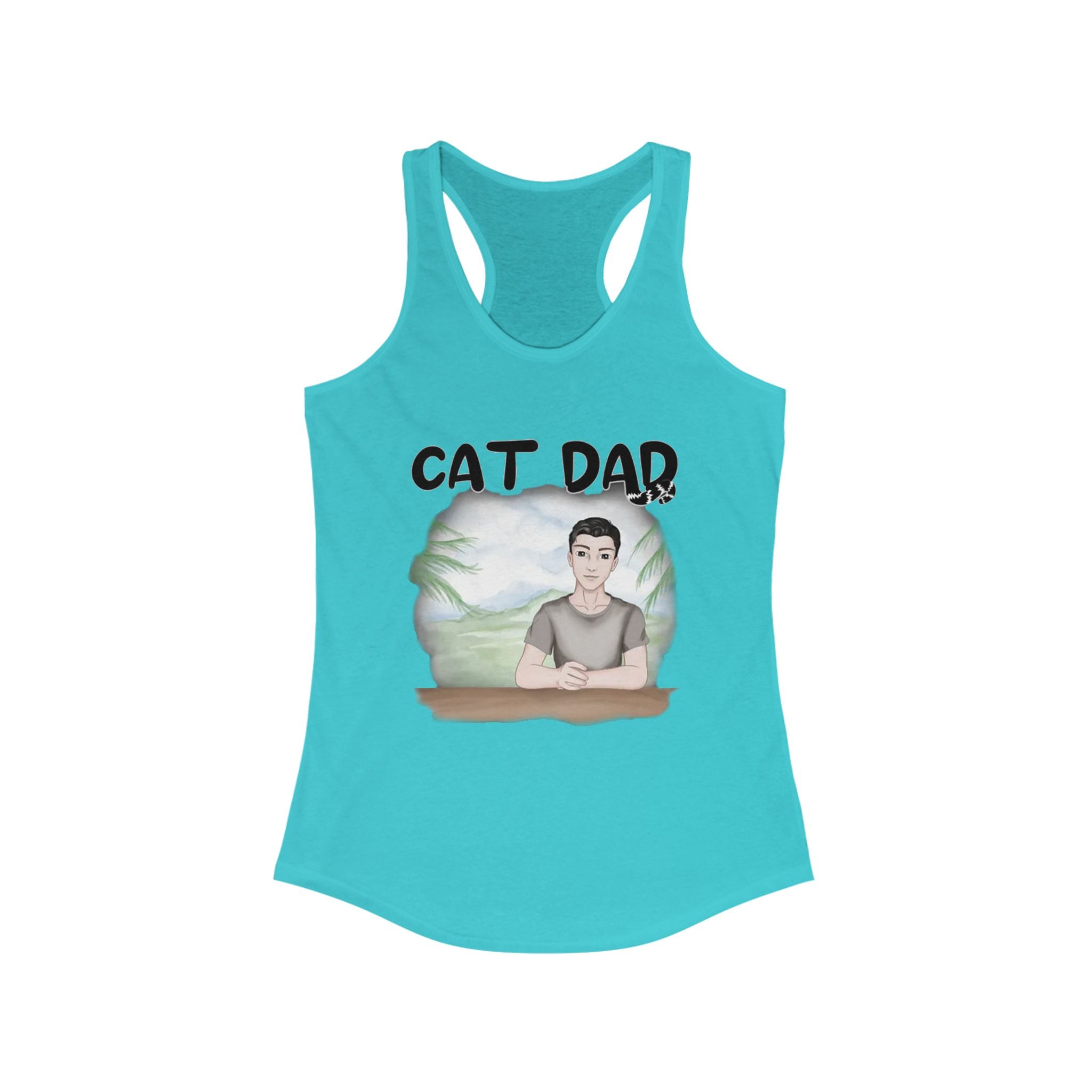 Cat Dad | Women's Ideal Racerback Tank